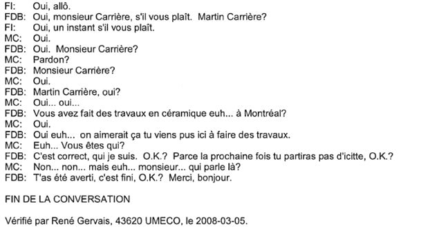 Verbatim de la discussion entre Francesco Del Balso et Martin Carrier Verbatim de la discussion entre Francesco Del Balso et Martin Carrier