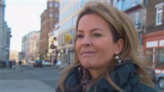 La chef de Démocratie Québec, Anne Guérette La chef de Démocratie Québec, Anne Guérette