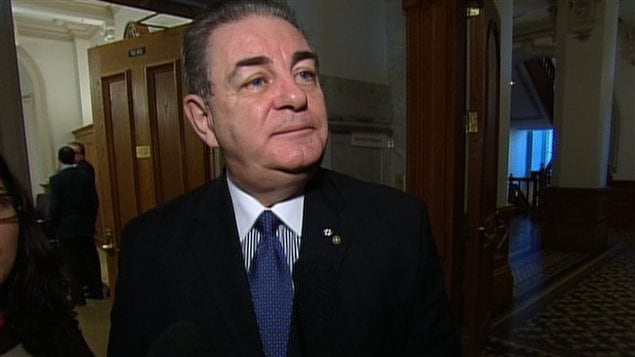 Jacques Duchesneau au parlement à Québec, vendredi. Jacques Duchesneau au parlement à Québec, vendredi.