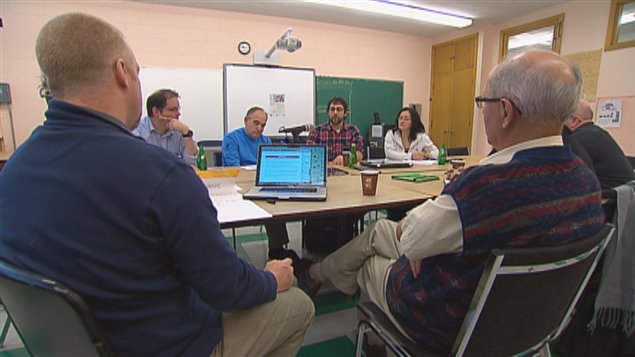 Les participants du «futur forum» à Québec. Les participants du «futur forum» à Québec.