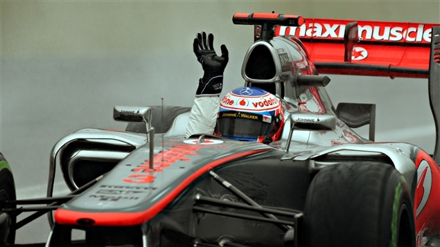 Jenson Button, victorieux au Brésil Jenson Button, victorieux au Brésil