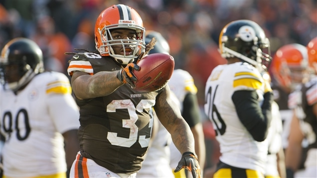 Le demi des Browns de Cleveland Trent Richardson Le demi des Browns de Cleveland Trent Richardson