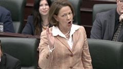 La première ministre de l'Alberta, Alison Redford La première ministre de l'Alberta, Alison Redford
