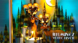 Une vitrine de Noël d'Étalage B Une vitrine de Noël d'Étalage B