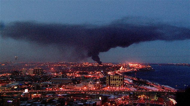 Incendie sur l'île-de-Montréal Incendie sur l'île-de-Montréal