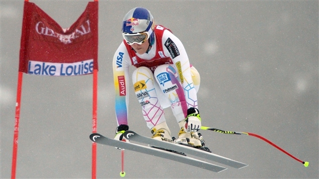 L'Américaine Lindsey Vonn L'Américaine Lindsey Vonn