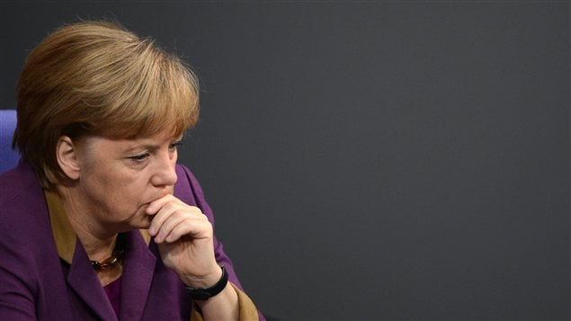 Angela Merkel, chancelière allemande. Angela Merkel, chancelière allemande.