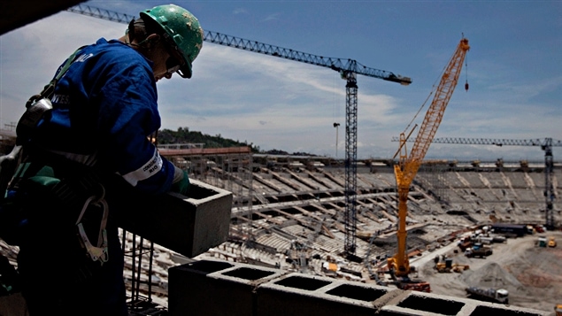Les travaux avancent à Rio. Les travaux avancent à Rio.