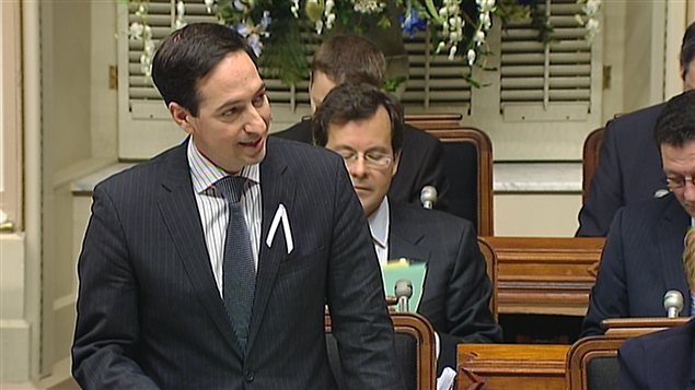 Le président du Conseil du Trésor, Stéphane Bédard Le président du Conseil du Trésor, Stéphane Bédard