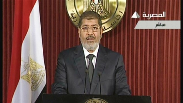 Le président Mohamed Morsi Le président Mohamed Morsi