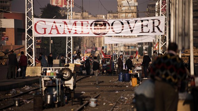 Le Caire après une autre nuit de manifestations anti Le Caire après une autre nuit de manifestations anti