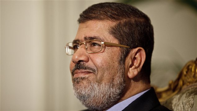 Le président égyptien Mohamed Morsi Le président égyptien Mohamed Morsi