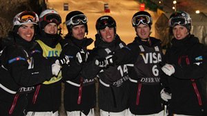 L'équipe canadienne l'an dernier à Park City L'équipe canadienne l'an dernier à Park City