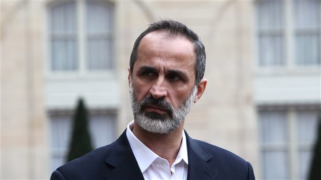 Le chef de la nouvelle coalition syrienne, Ahmed Moaz al-Khatib Le chef de la nouvelle coalition syrienne, Ahmed Moaz al-Khatib