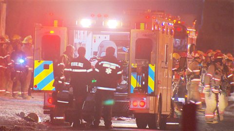 Deux pompiers ont été blessés dans l'incendie Deux pompiers ont été blessés dans l'incendie