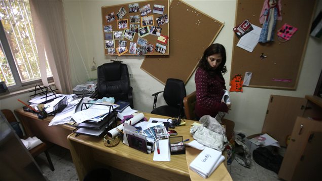 Le bureau de l'organisation Adameer (« Conscience » en arabe). Le bureau de l'organisation Adameer (« Conscience » en arabe).