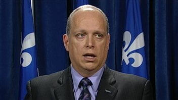 Le ministre de la Sécurité publique, Stéphane Bergeron Le ministre de la Sécurité publique, Stéphane Bergeron