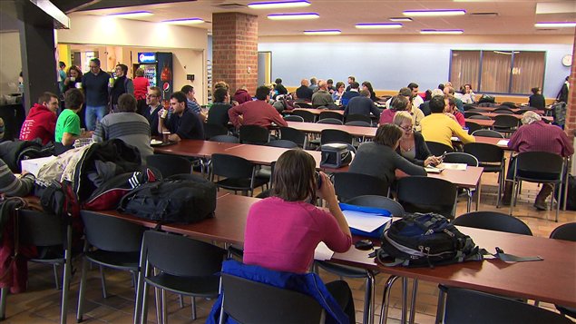 Des étudiants de l'UQAR Des étudiants de l'UQAR
