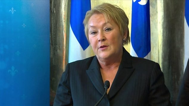 Pauline Marois, première ministre du Québec Pauline Marois, première ministre du Québec