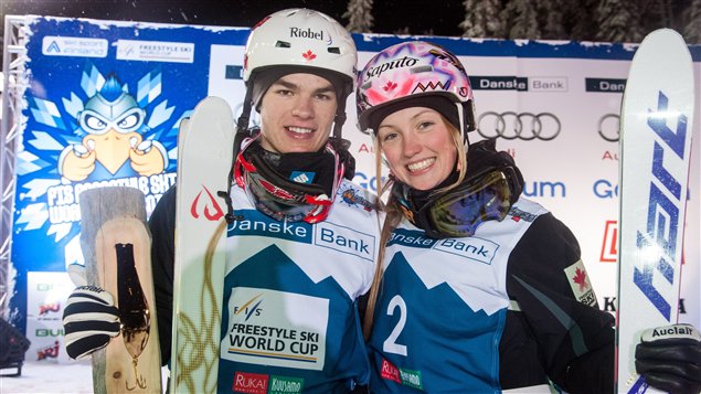 Mikael Kingsbury et Justine Dufour-Lapointe Mikael Kingsbury et Justine Dufour-Lapointe