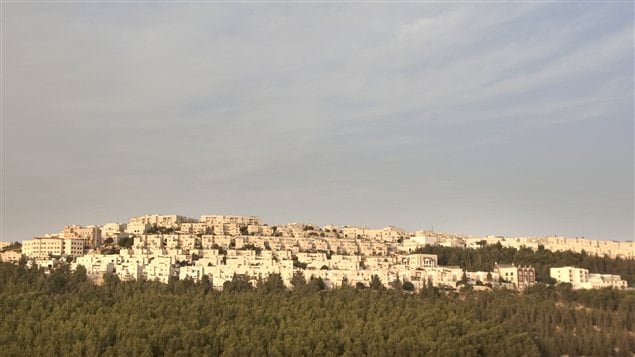 La colonie juive de Ramat Shlomo, à Jérusalem-Est. La colonie juive de Ramat Shlomo, à Jérusalem-Est.