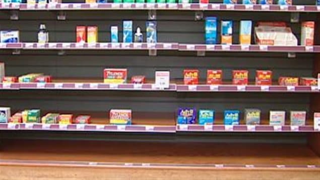 Pénurie de médicaments contre le rhume et la grippe Pénurie de médicaments contre le rhume et la grippe
