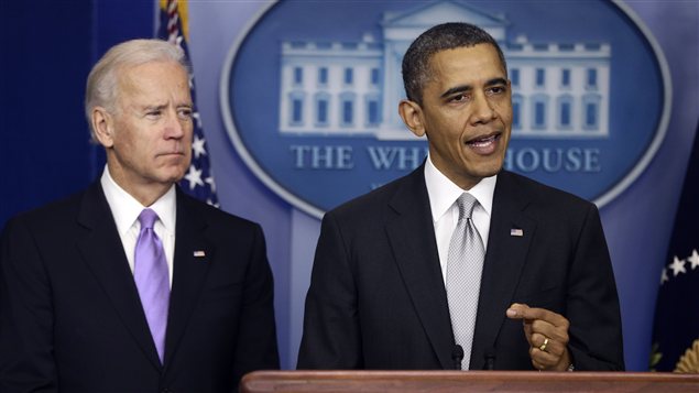 Le vice-président Joe Biden et le président Barack Obama. Le vice-président Joe Biden et le président Barack Obama.