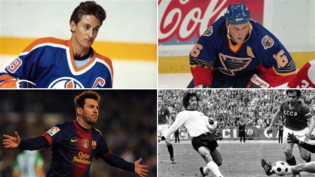 Wayne Gretzky, Brett Hull, Lionel Messi, Gerd Mueller Wayne Gretzky, Brett Hull, Lionel Messi, Gerd Mueller