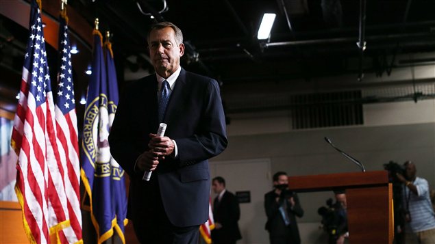 Le président de la Chambre des représentants, le républicain John Boehner Le président de la Chambre des représentants, le républicain John Boehner