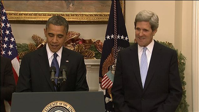 Le président Obama et John Kerry Le président Obama et John Kerry