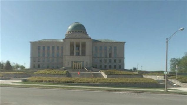 La Cour suprême de l'Iowa, dans la capitale de l'Etat, Des Moines La Cour suprême de l'Iowa, dans la capitale de l'Etat, Des Moines