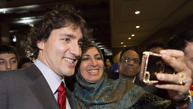 Justin Trudeau lors de sa participation à la conférence sur le Renouveau islamique, à Toronto Justin Trudeau lors de sa participation à la conférence sur le Renouveau islamique, à Toronto
