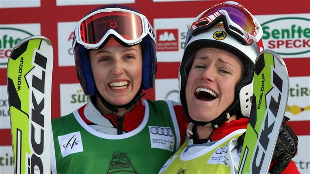 Kelsey Serwa et Georgia Simmerling Kelsey Serwa et Georgia Simmerling
