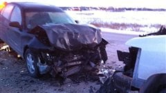 Collision frontale à Winnipeg Collision frontale à Winnipeg