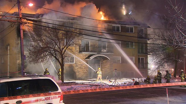 Incendie à Laval Incendie à Laval