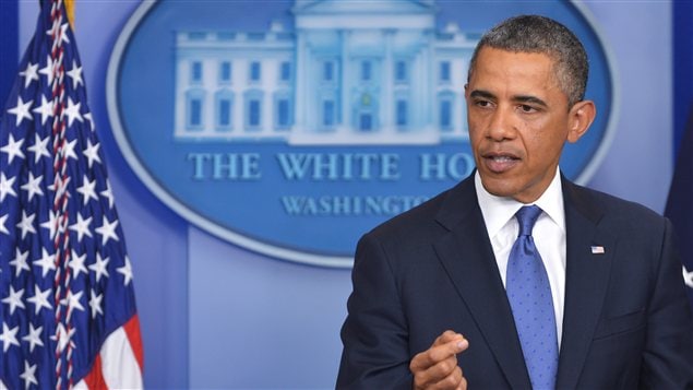 Le président américain Barack Obama Le président américain Barack Obama