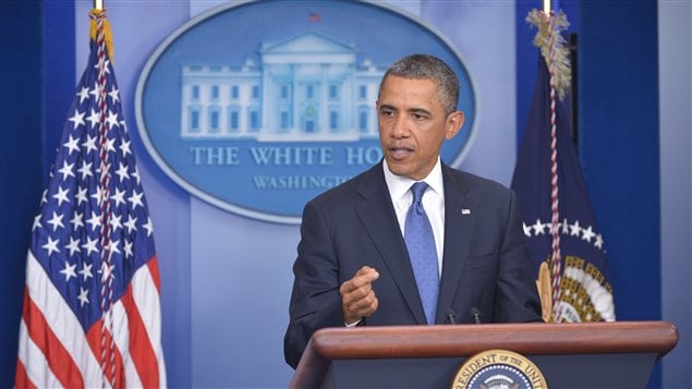 Le président américain Barack Obama Le président américain Barack Obama