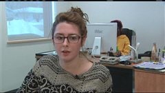 Émilie Lebel, coordonnatrice de projets à l'AJF. Émilie Lebel, coordonnatrice de projets à l'AJF.