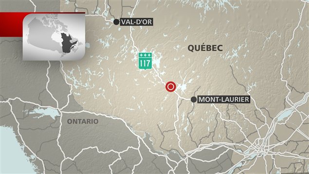 Carte montrant les lieux de l'accident Carte montrant les lieux de l'accident
