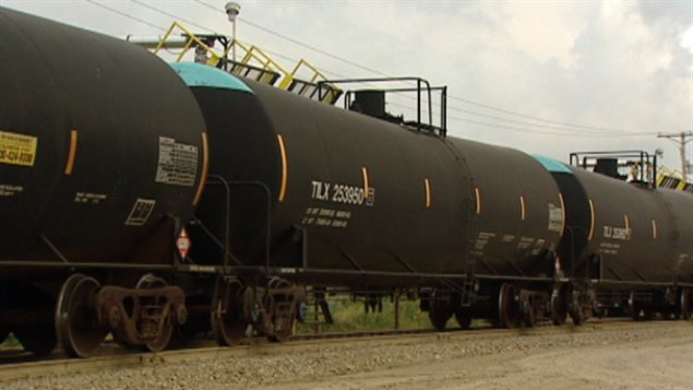 Transport de pétrole par train Transport de pétrole par train