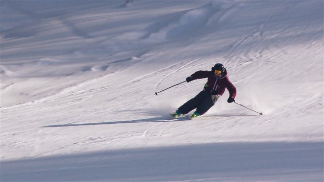 Skieur à Val-Neigette Skieur à Val-Neigette