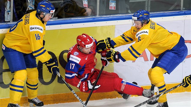 Russie contre la Suède Russie contre la Suède