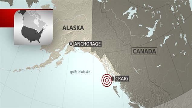 Carte de Craig en Alaska Carte de Craig en Alaska