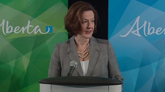 La première ministre Alison Redford La première ministre Alison Redford
