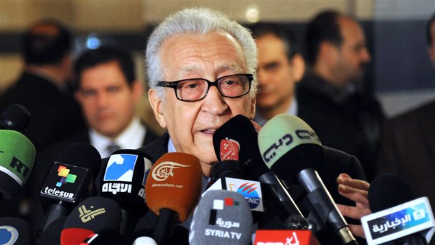 Lakhdar Brahimi à Damas (archives) Lakhdar Brahimi à Damas (archives)