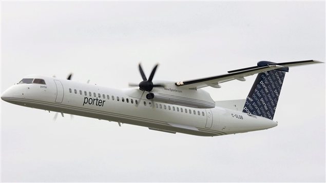 Un avion de la compagnie Porter Un avion de la compagnie Porter