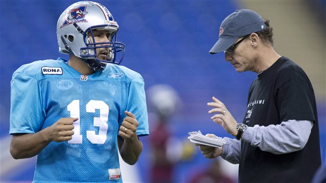 Anthony Calvillo et Marc Trestman Anthony Calvillo et Marc Trestman