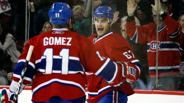 Scott Gomez et Max Pacioretty Scott Gomez et Max Pacioretty