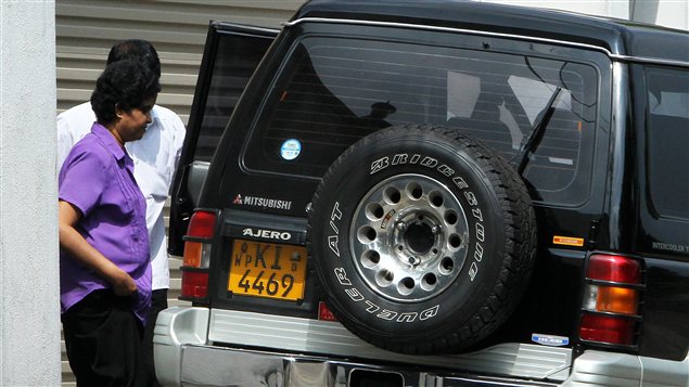 L'ancienne juge en chef du Sri Lanka, Shirani Bandaranayake, peu après sa destitution par le président L'ancienne juge en chef du Sri Lanka, Shirani Bandaranayake, peu après sa destitution par le président