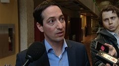 Le président du Conseil du trésor du Québec, Stéphane Bédard Le président du Conseil du trésor du Québec, Stéphane Bédard